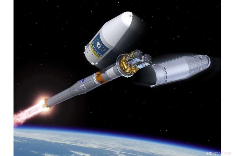 Galileo Satellites 27-28 Safely Arrive at Europe s Spaceport for Launch