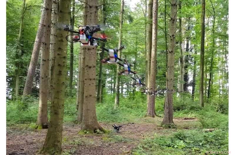 AI-Driven Autonomous Drones Achieve High-Speed Navigation in Unknown Terrain