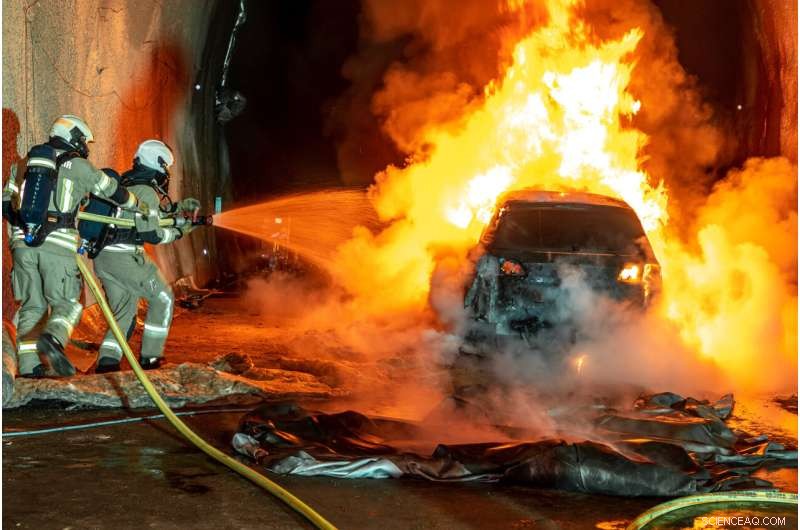 Electric Vehicle Safety in Austrian Tunnels: Fire Test Results