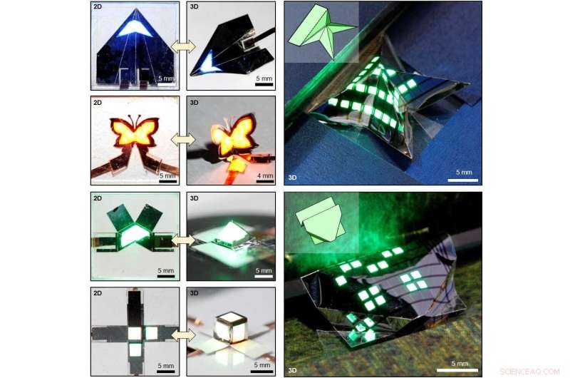 Revolutionary Foldable QLED: Ultrathin Design for Paper-Like Folding into Custom 3D Shapes