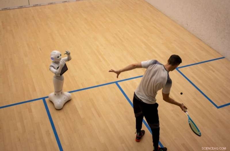 World s First Robotic Squash Coach Boosts Performance and Motivation