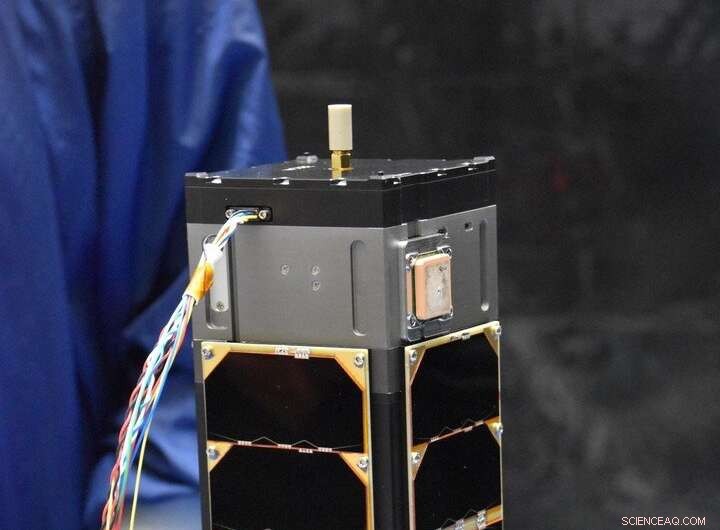 W-Cube Nanosatellite Makes History with First Q and W Band Signal Transmission from Orbit