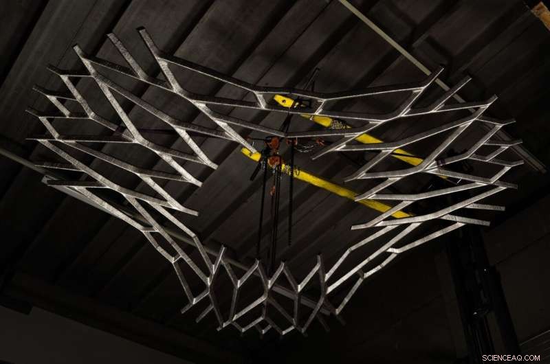 ESA-Backed 3D-Printed Lunar Habitat Floor by MX3D and SOM