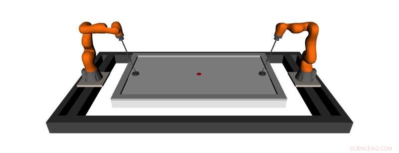 Policy Framework for High-Speed Robot Air Hockey with General-Purpose Manipulators
