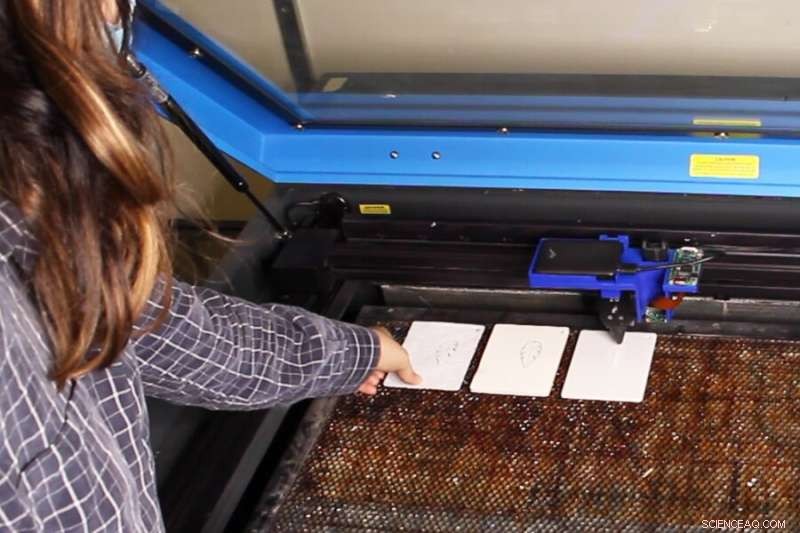 SensiCut: Advanced Material Sensing Platform for Laser Cutters – Accurately Identifies 30+ Materials