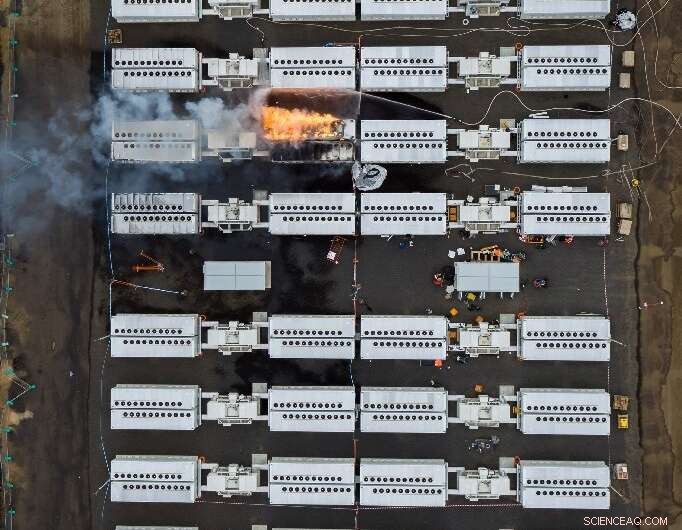 Firefighters Contain Tesla Megapack Fire at Victoria Big Battery Site After Three Days