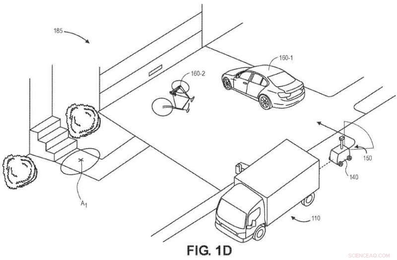Amazon Patents Secondary Delivery Vehicle for Last-Mile Delivery