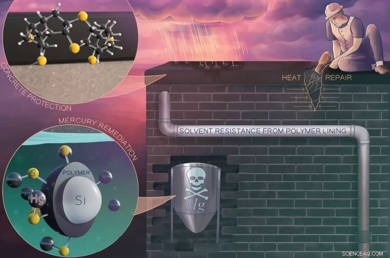 Innovative Polymer Coating: Low-Cost Chemical Solution for Mercury Removal and Corrosion Protection