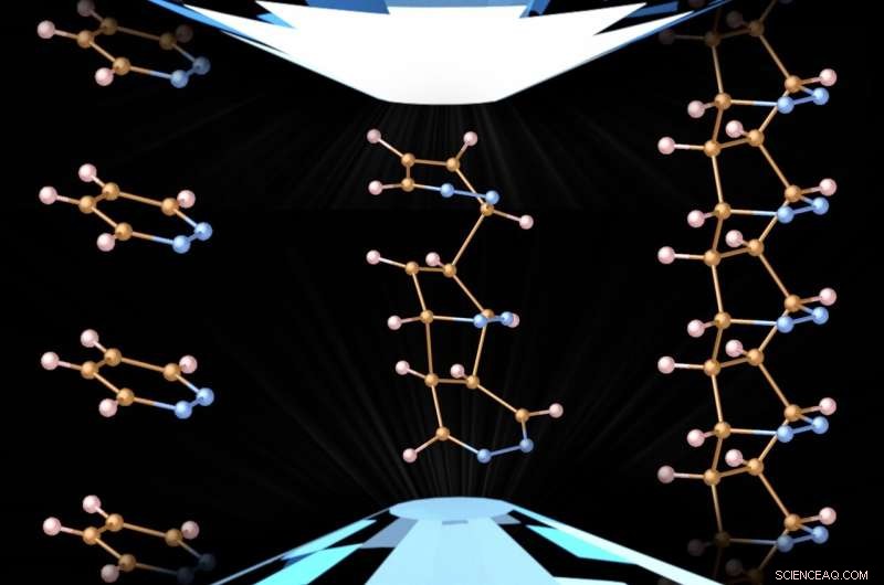 Guided Diamond Nanothread Synthesis Simplified with Diamond Anvil Cells