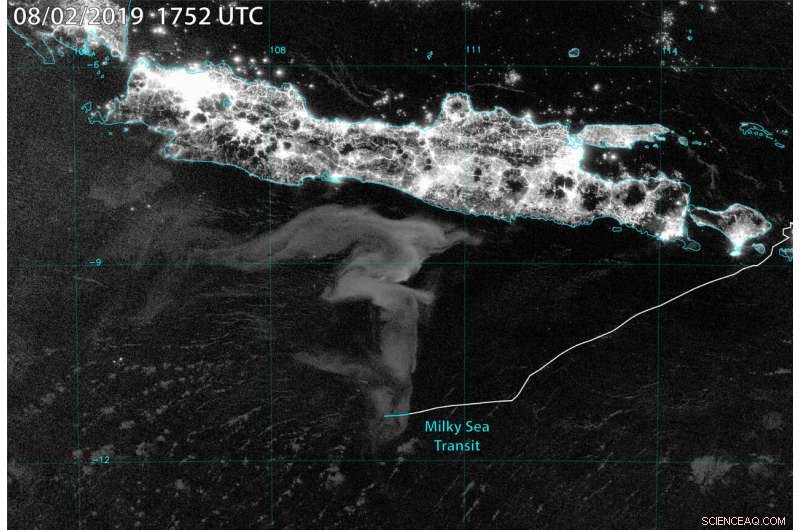 Yacht Crew Witnesses Rare Bioluminescent Milky Sea Off Java, Indonesia