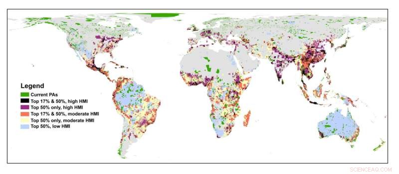 Assessing Human Impact on Global Tree Diversity: Pressures on Protected Areas