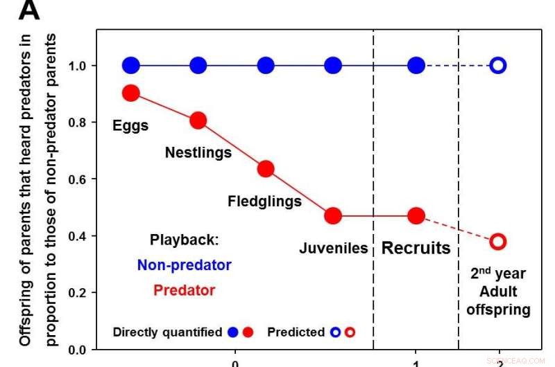Predator Fear Impacts Wildlife Population Growth Over Generations
