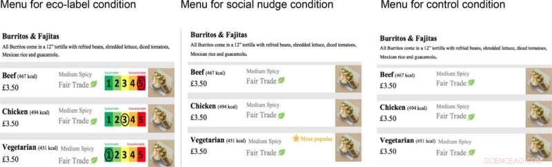 Eco-Labels on Menus Encourage Sustainable Dining - New Research