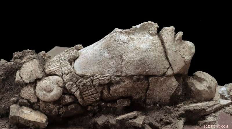 1300-Year-Old Mayan Maize God Sculpture Unearthed in Palenque, Mexico