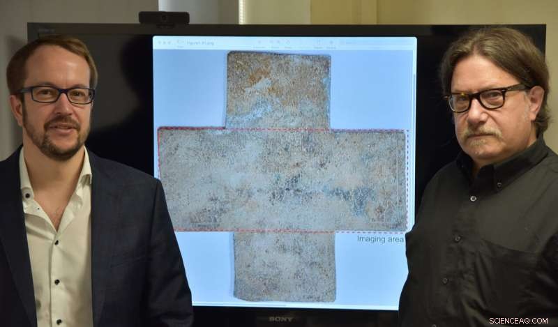Terahertz Imaging Uncovers Hidden Inscription on 16th-Century Funerary Cross