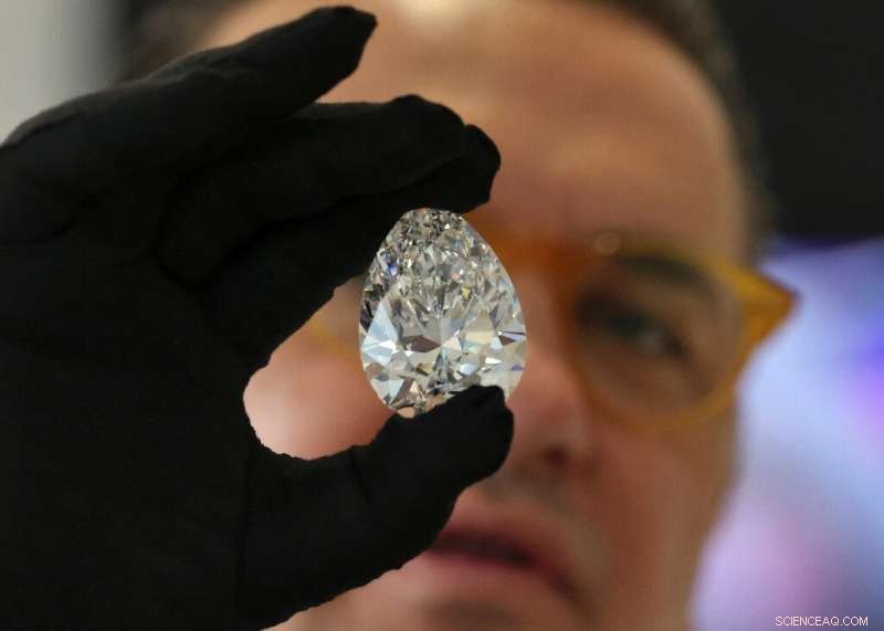 The Rock: Record-Breaking 228.31-Carat White Diamond Debuts in Dubai