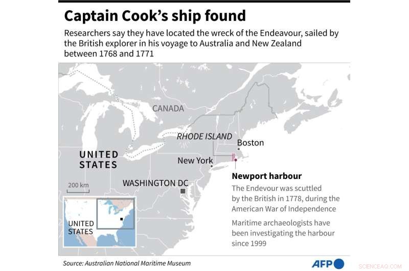 James Cook s Endeavour Wreckage Located Off Rhode Island Coast - Research Update