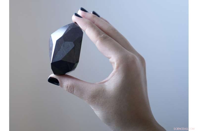 Rare 555.55-Carat Black Diamond  The Enigma  to Auction in Dubai
