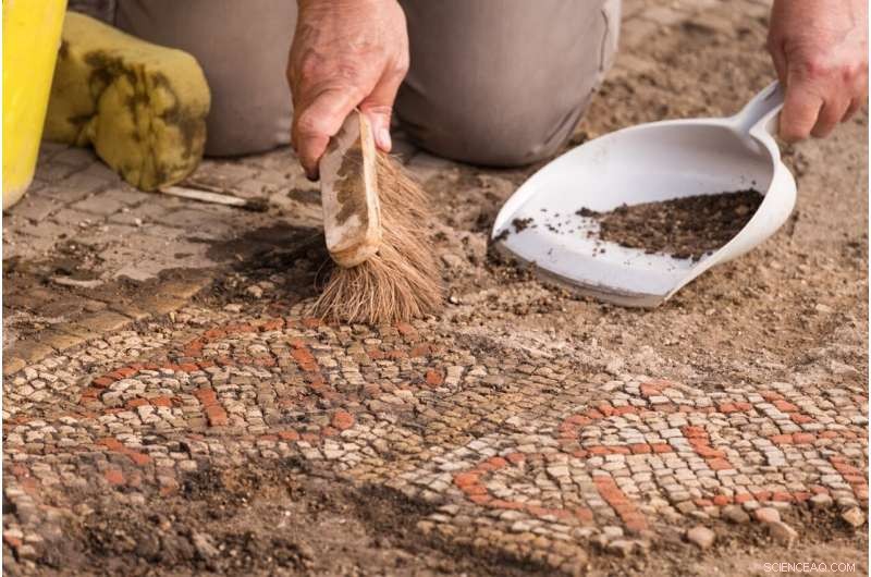 Rare Roman Mosaic & Villa Discovered in Rutland, UK – Historic England