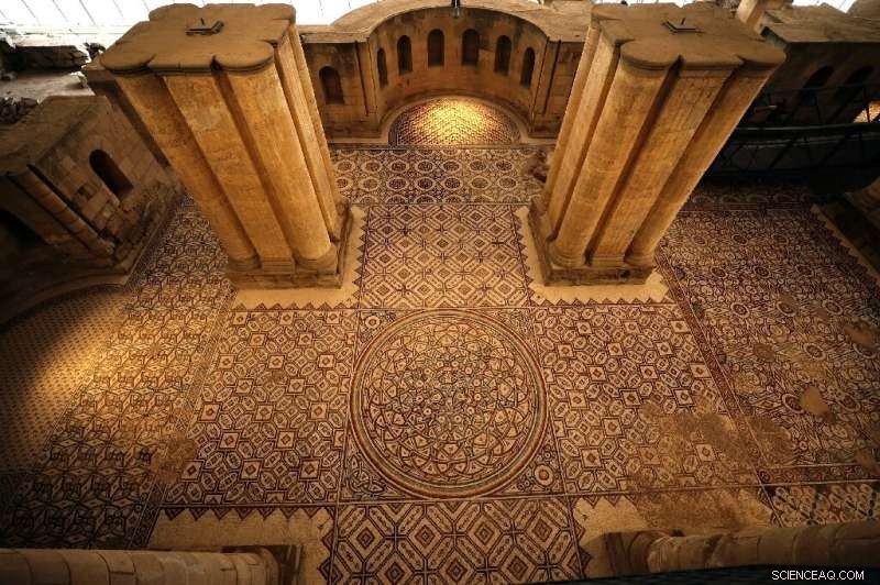 Magnificent Mosaic Unveiled at Hisham s Palace, Jericho