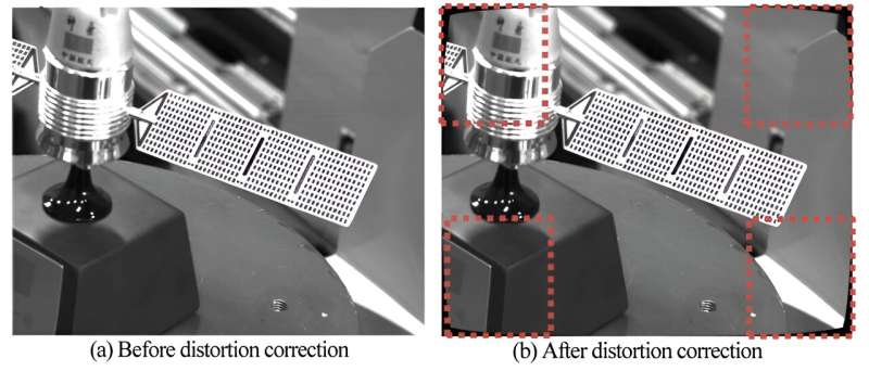 On-Orbit Camera Lens Distortion Calibration with Single Image