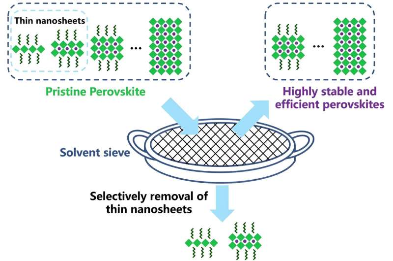Solvent Sieve Method Achieves Record Efficiency in Perovskite LEDs