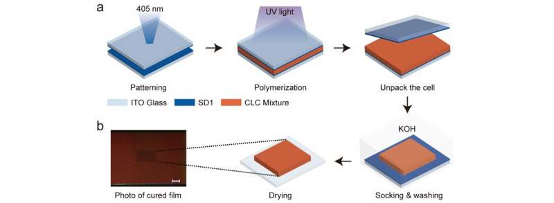 Geometric Phase-Encoded Liquid Crystal Films for Humidity Sensing