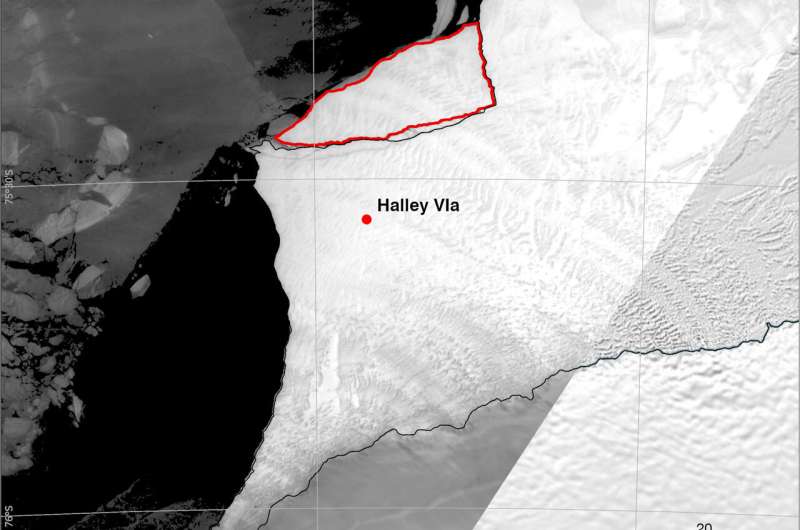 Brunt Ice Shelf: Massive Iceberg Calves in Antarctica