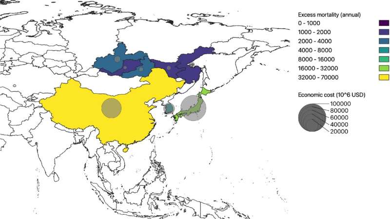 Siberian Wildfires: Air Pollution Impacts on East Asia & Russia