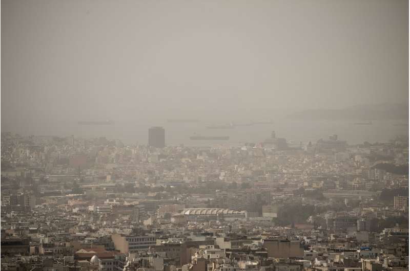 Sahara Dust Envelops Athens: Air Quality Alert