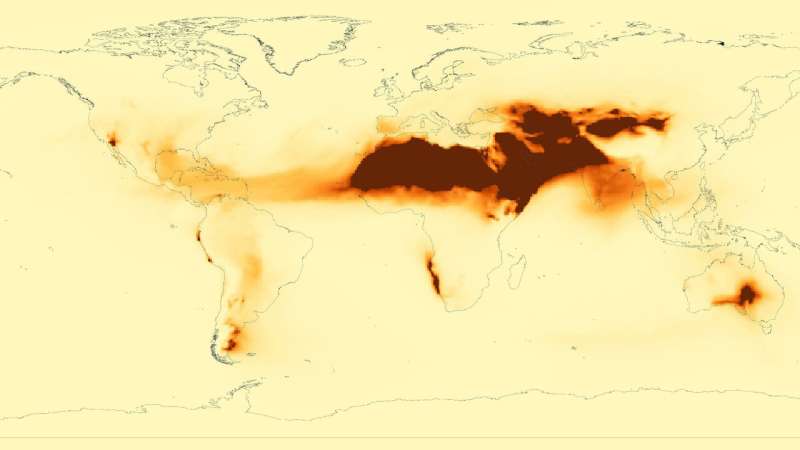 Global Impact of Saharan Dust: Bacteria & Fungi Transport