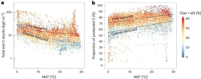 Soil Carbon Sensitivity to Global Warming: A Global Analysis