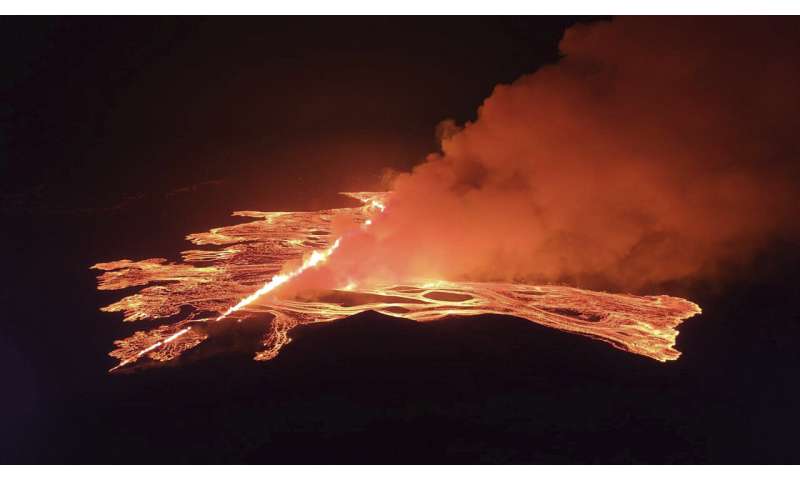 Iceland Volcano Eruption: 4th in 3 Months Sends Lava Plumes Skyward