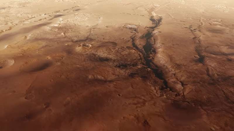 Mars Express Video: Exploring the Nili Fossae Region
