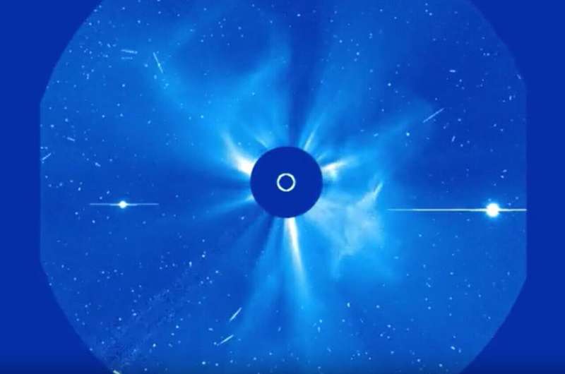 SOHO Observes Powerful Solar Storm of May 11, 2024