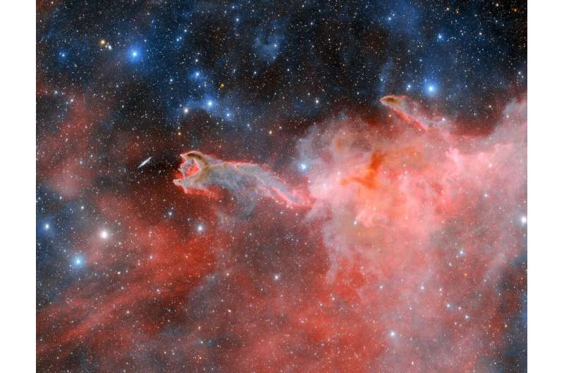 CG 4: The  God s Hand  Nebula - A Cosmic Enigma