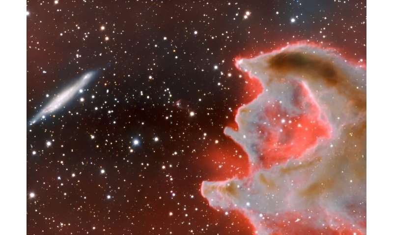 CG 4: The  God s Hand  Nebula - A Cosmic Enigma