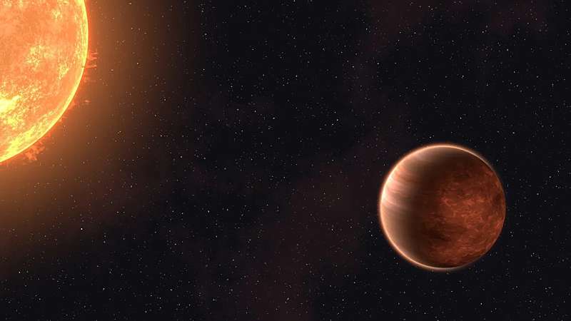 Artist s Impression: Clouds on the Hot Exoplanet WASP-43b