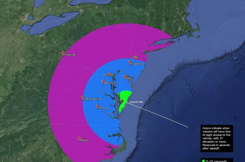 NASA Launches Sounding Rockets During Total Solar Eclipse - View Map
