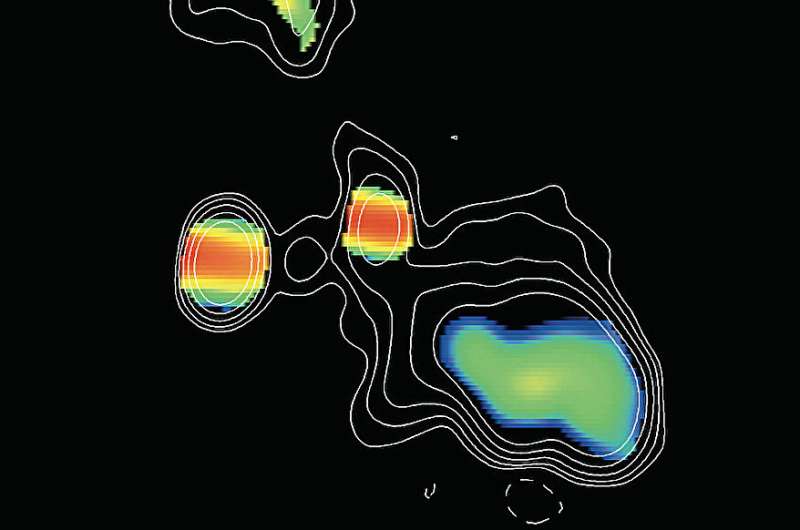 VLBA Image Reveals Supermassive Black Holes Briefly Awakened by Stellar Disruption