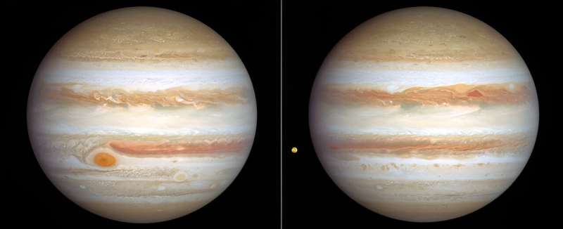 Hubble Reveals Dramatic Storms on Jupiter in Stunning New Images