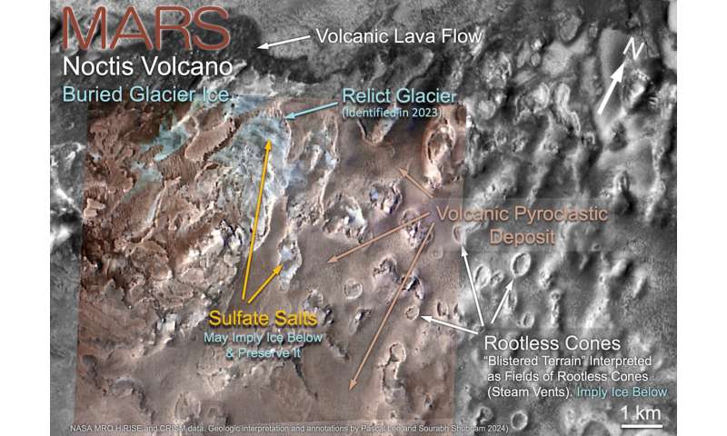 Massive Volcano Found on Mars: New Discovery in Noctis Labyrinthus