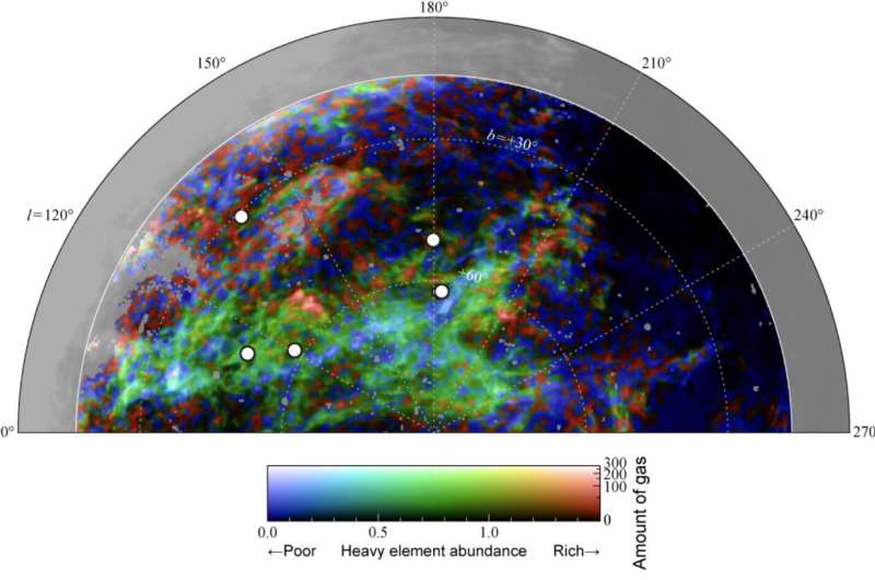 Heavy Element Mapping Reveals New Insights into Interstellar Cloud Origins