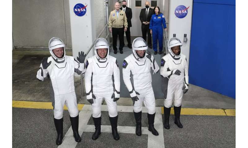 Astronauts Launch to International Space Station for 6-Month Mission