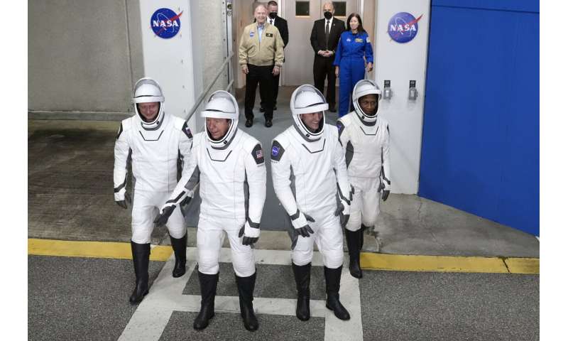 Astronauts Launch to International Space Station for 6-Month Mission