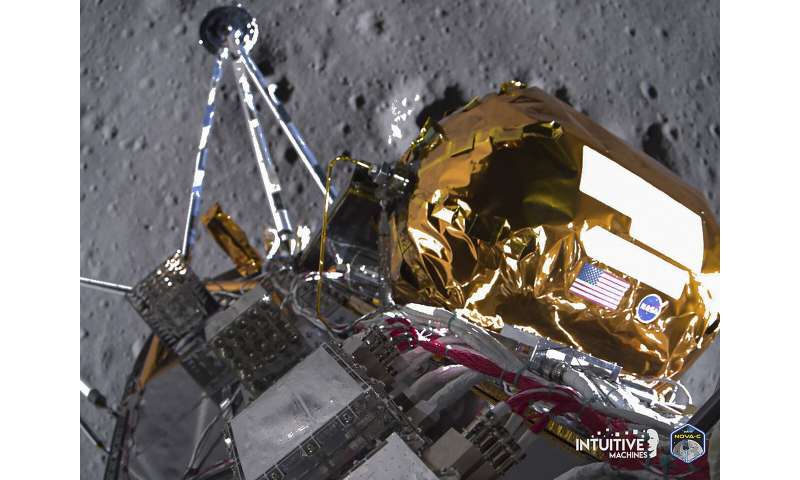 Odysseus Lunar Lander: Final Images from a Historic Moon Mission