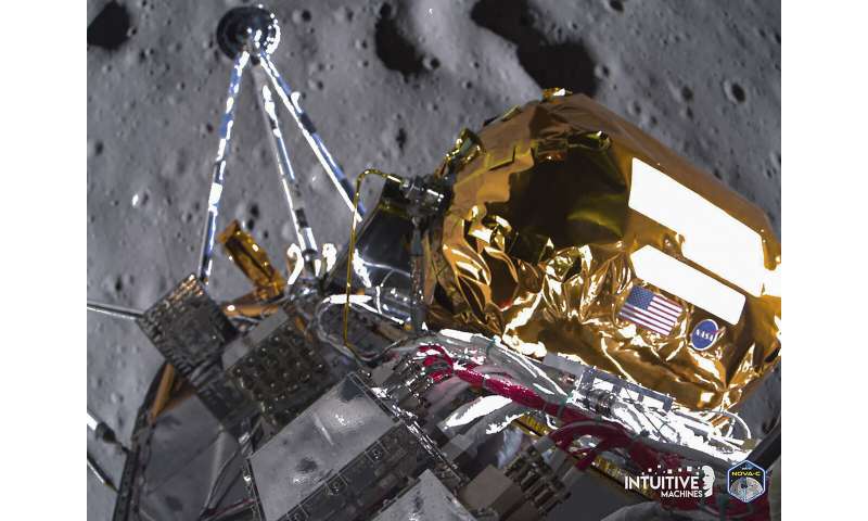 Odysseus Lunar Lander: Final Images from a Historic Moon Mission