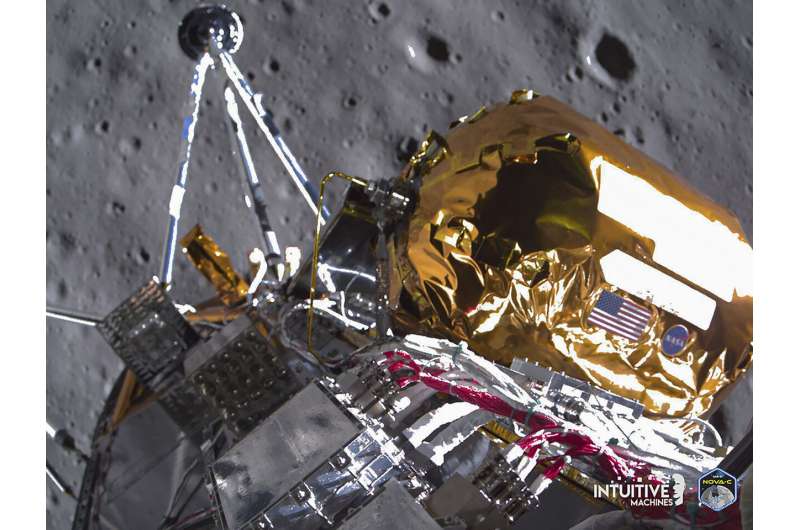 Odysseus Lunar Lander: Final Images from a Historic Moon Mission