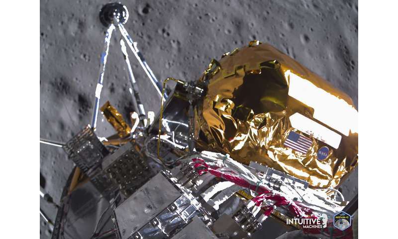 Odysseus Lunar Lander: Final Images from a Historic Moon Mission