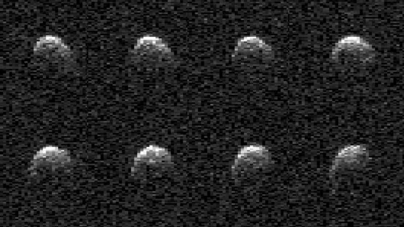 NASA Radar Images Reveal Slow Rotation of Asteroid 2008 OS7